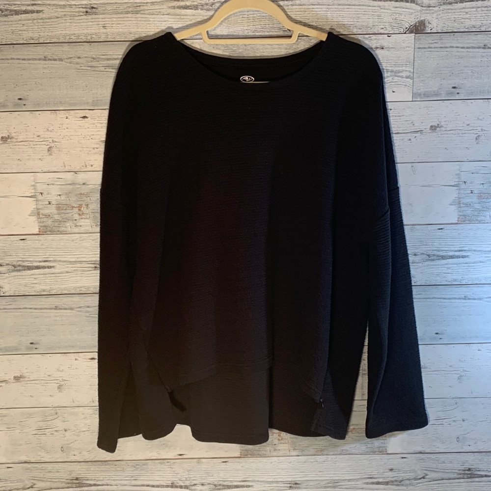 Athletic Works Textured Knit Sweatshirt